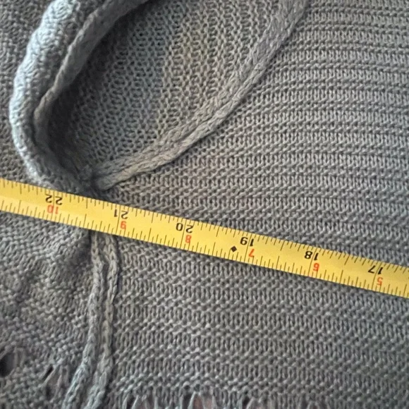 Davi & Dani Teal Open-Knit Beach Cover-Up - Picture 8 of 10